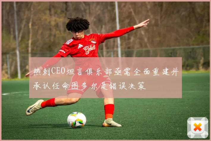 热刺CEO坦言俱乐部亟需全面重建并承认任命图多尔是错误决策